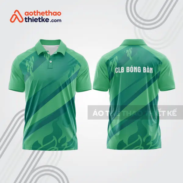 Mẫu thiết kế áo thun có cổ thi đấu bóng bàn bb1324