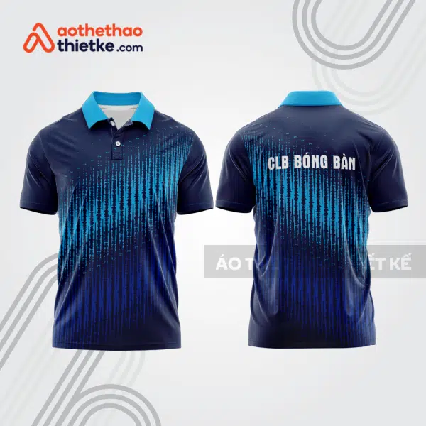 Mẫu thiết kế áo thun có cổ thi đấu bóng bàn bb1330