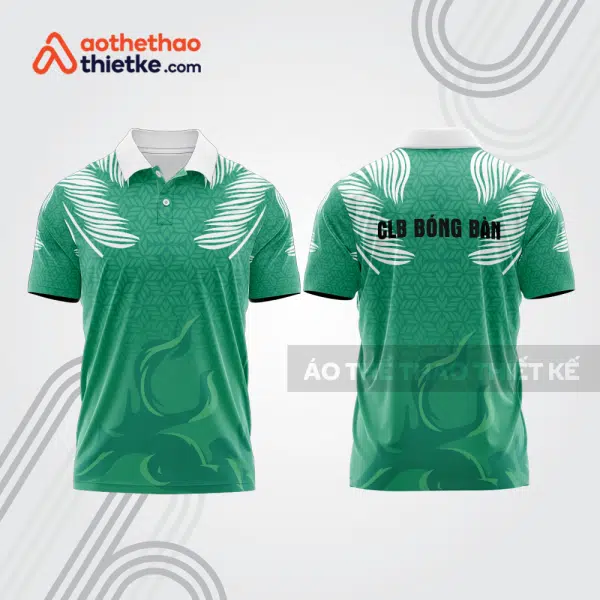 Mẫu thiết kế áo thun có cổ thi đấu bóng bàn bb1332