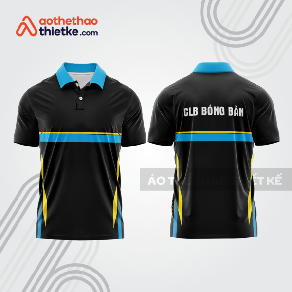 Mẫu thiết kế áo thun có cổ thi đấu bóng bàn bb1333