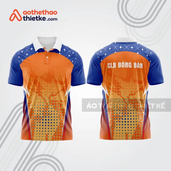 Mẫu thiết kế áo thun có cổ thi đấu bóng bàn bb1334