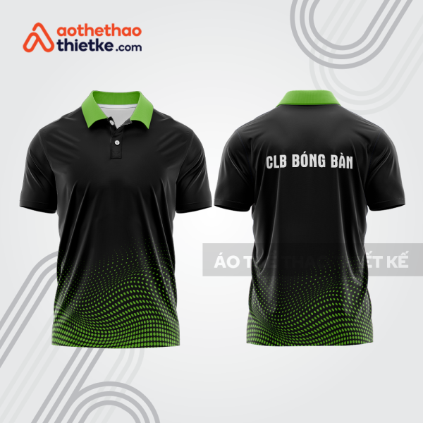 Mẫu thiết kế áo thun có cổ thi đấu bóng bàn bb1335