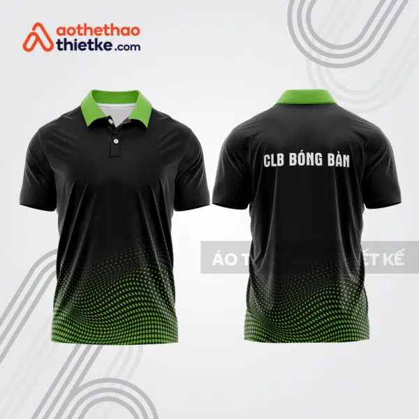 Mẫu thiết kế áo thun có cổ thi đấu bóng bàn bb1335