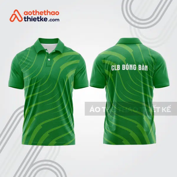 Mẫu thiết kế áo thun có cổ thi đấu bóng bàn bb1337