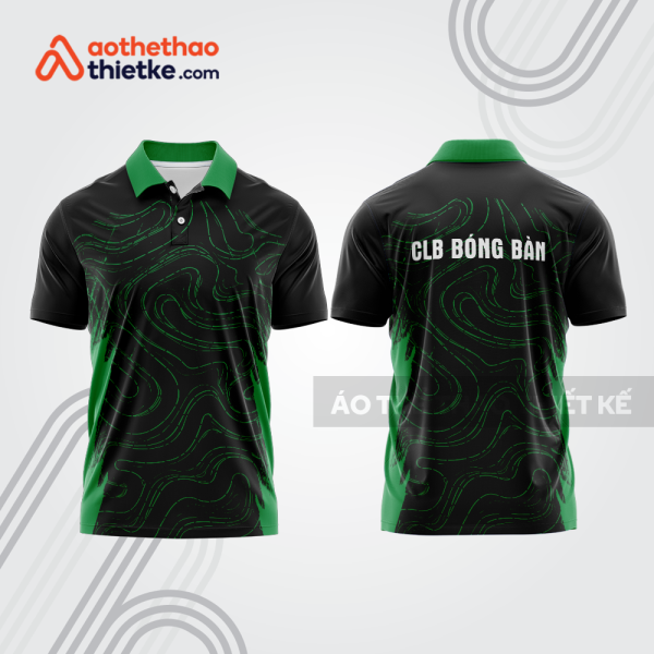 Mẫu thiết kế áo thun có cổ thi đấu bóng bàn bb1339