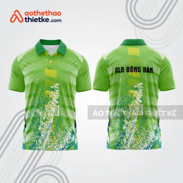 Mẫu thiết kế áo thun có cổ thi đấu bóng bàn bb1340