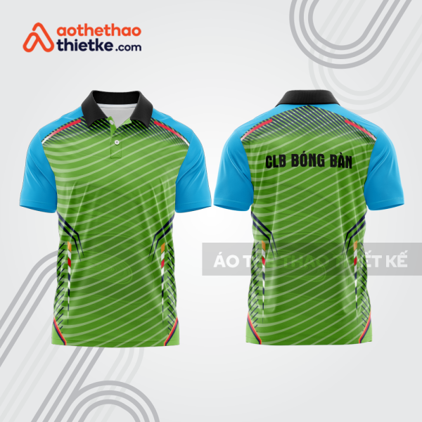 Mẫu thiết kế áo thun có cổ thi đấu bóng bàn bb1341