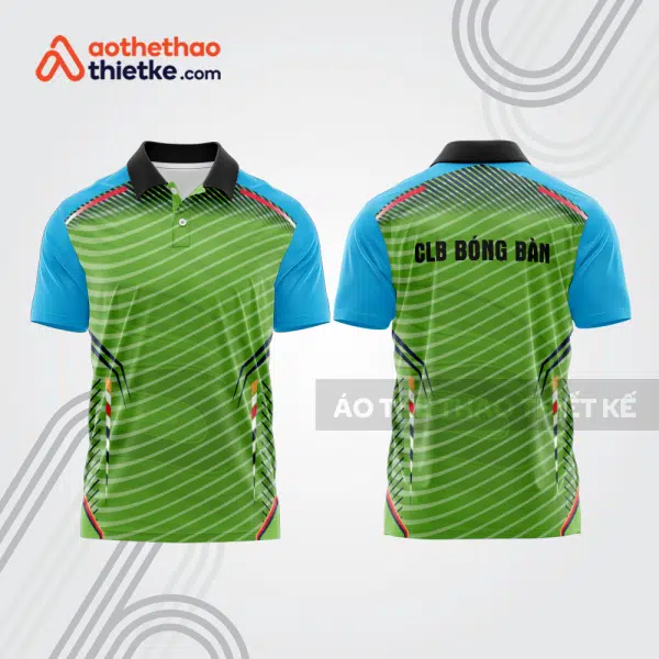 Mẫu thiết kế áo thun có cổ thi đấu bóng bàn bb1341