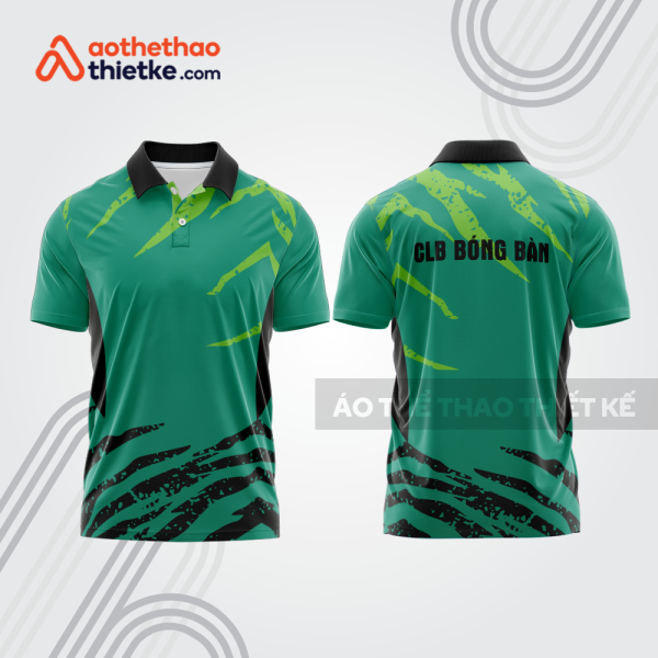 Mẫu thiết kế áo thun có cổ thi đấu bóng bàn bb1342