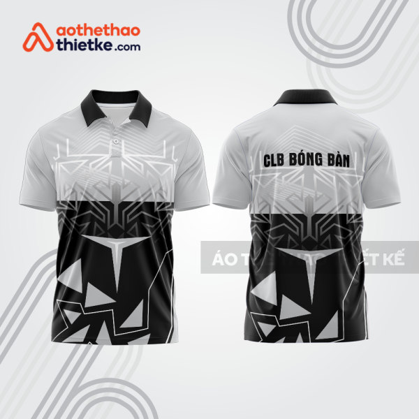 Mẫu thiết kế áo thun có cổ thi đấu bóng bàn bb1343