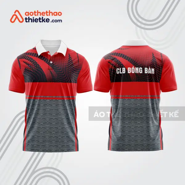 Mẫu thiết kế áo thun có cổ thi đấu bóng bàn bb1344