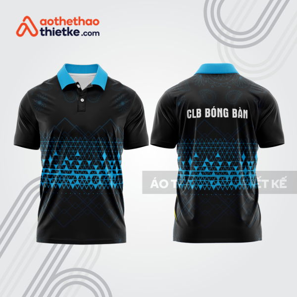 Mẫu thiết kế áo thun có cổ thi đấu bóng bàn bb1345
