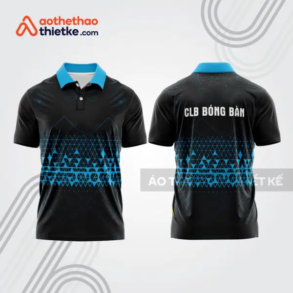 Mẫu thiết kế áo thun có cổ thi đấu bóng bàn bb1345