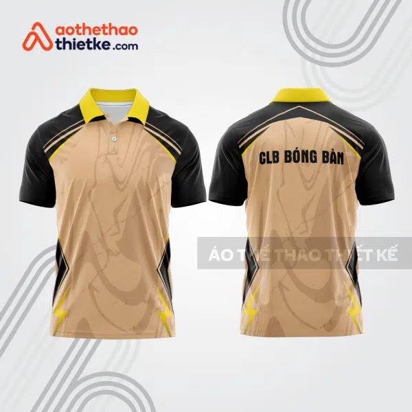 Mẫu thiết kế áo thun có cổ thi đấu bóng bàn bb1346