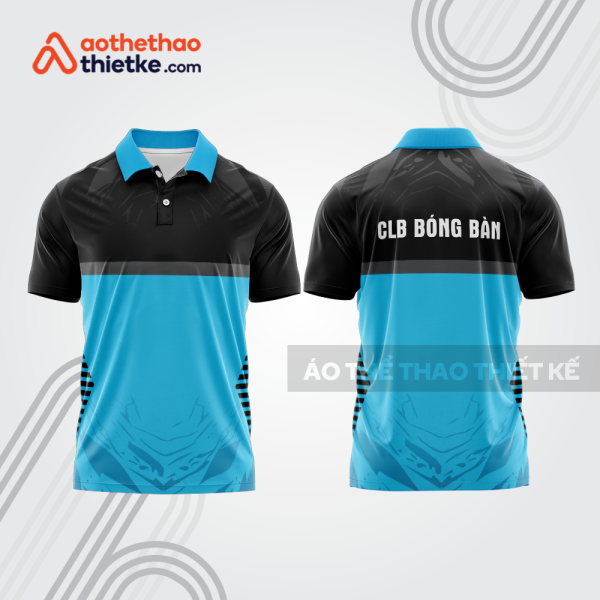 Mẫu thiết kế áo thun có cổ thi đấu bóng bàn bb1347