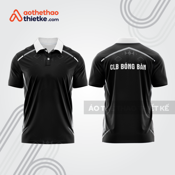 Mẫu thiết kế áo thun có cổ thi đấu bóng bàn bb1348
