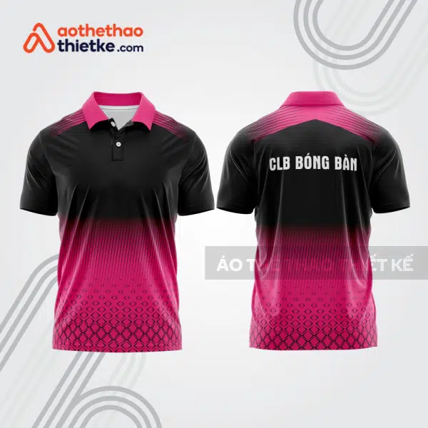 Mẫu thiết kế áo thun có cổ thi đấu bóng bàn bb1349