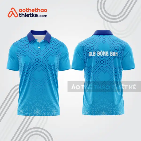 Mẫu thiết kế áo thun có cổ thi đấu bóng bàn bb1353