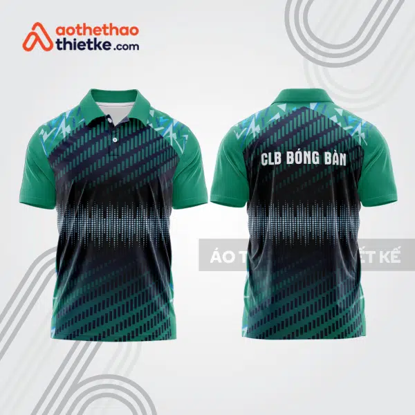 Mẫu thiết kế áo thun có cổ thi đấu bóng bàn bb1354