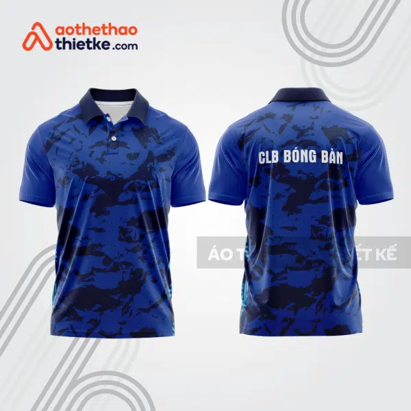 Mẫu thiết kế áo thun có cổ thi đấu bóng bàn bb1355