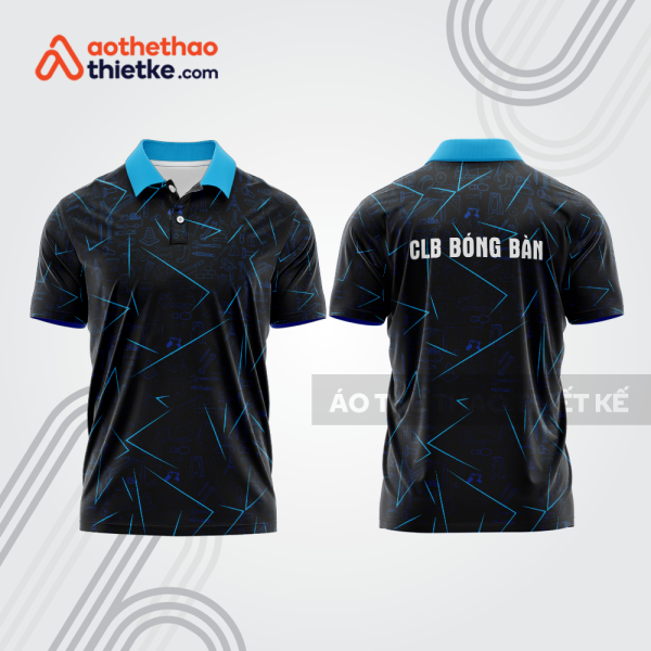 Mẫu thiết kế áo thun có cổ thi đấu bóng bàn bb1356