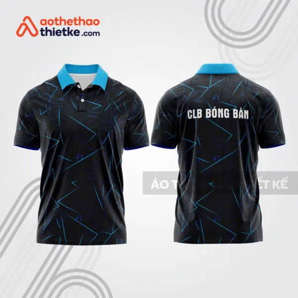 Mẫu thiết kế áo thun có cổ thi đấu bóng bàn bb1356