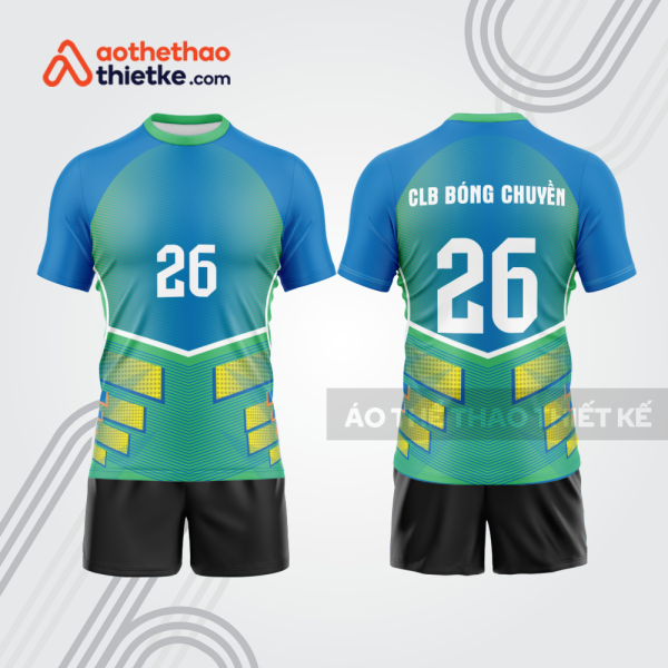 Mẫu thiết kế quần áo đồng phục thi đấu bóng chuyền bc1003