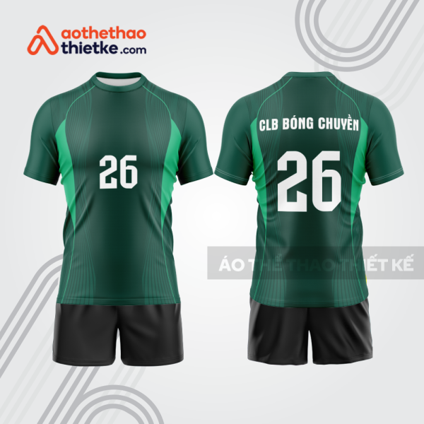 Mẫu thiết kế quần áo đồng phục thi đấu bóng chuyền bc1005