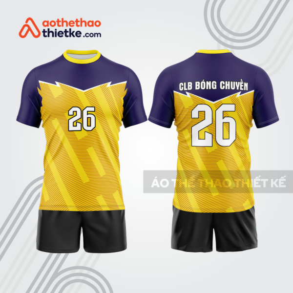 Mẫu thiết kế quần áo đồng phục thi đấu bóng chuyền bc1008