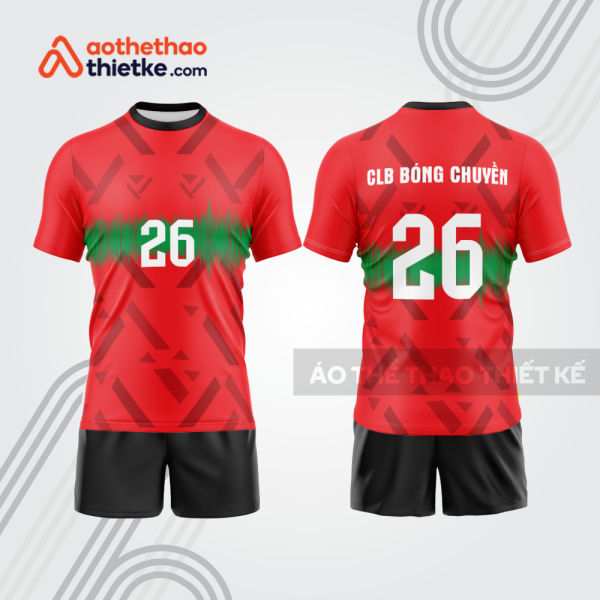 Mẫu thiết kế quần áo đồng phục thi đấu bóng chuyền bc1012