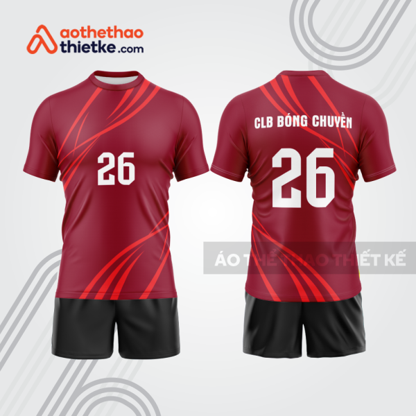Mẫu thiết kế quần áo đồng phục thi đấu bóng chuyền bc1019