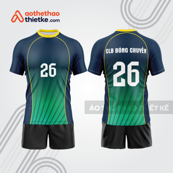 Mẫu thiết kế quần áo đồng phục thi đấu bóng chuyền bc1022
