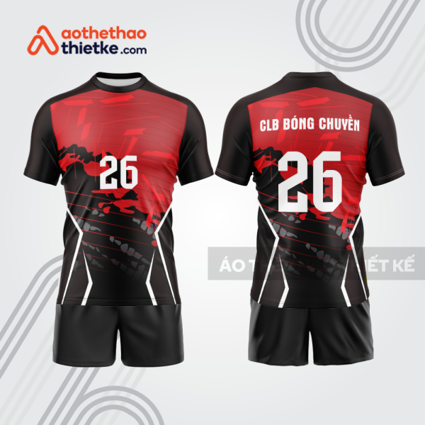 Mẫu thiết kế quần áo đồng phục thi đấu bóng chuyền bc1027