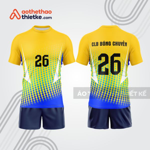 Mẫu thiết kế quần áo đồng phục thi đấu bóng chuyền bc1029