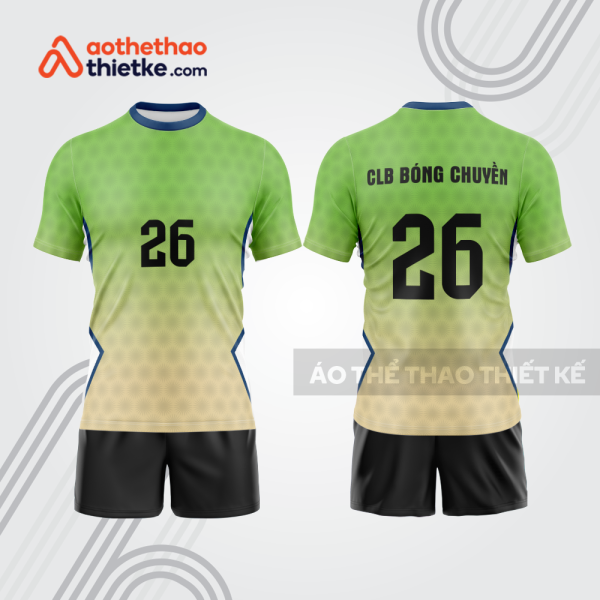 Mẫu thiết kế quần áo đồng phục thi đấu bóng chuyền bc1034