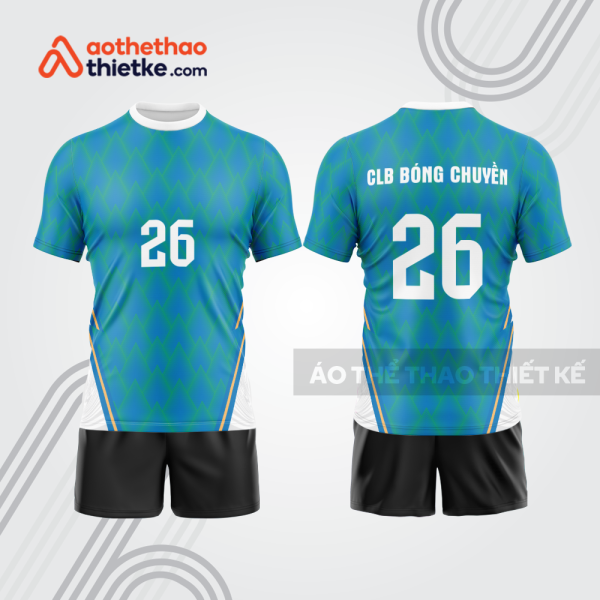 Mẫu thiết kế quần áo đồng phục thi đấu bóng chuyền bc1038