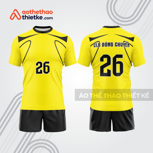 Mẫu thiết kế quần áo đồng phục thi đấu bóng chuyền bc1043