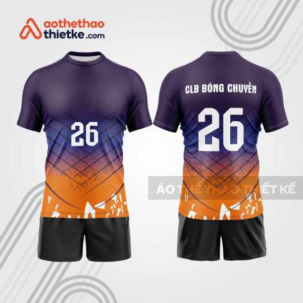 Mẫu thiết kế quần áo đồng phục thi đấu bóng chuyền bc1048