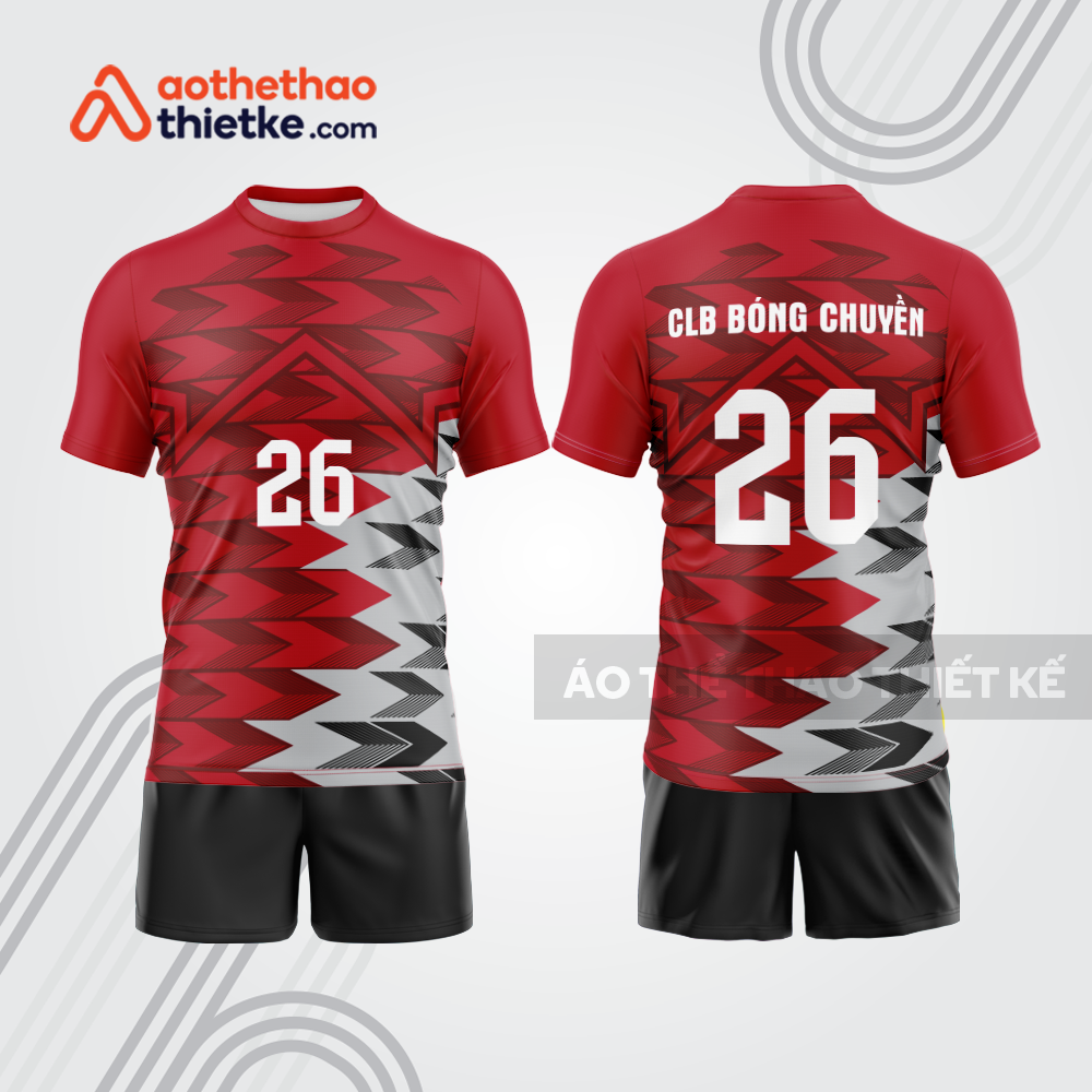 Mẫu thiết kế quần áo đồng phục thi đấu bóng chuyền bc1052