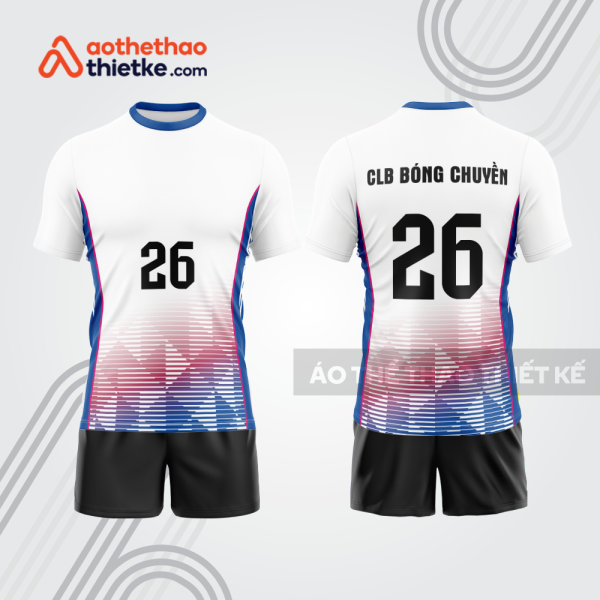 Mẫu thiết kế quần áo đồng phục thi đấu bóng chuyền bc1053