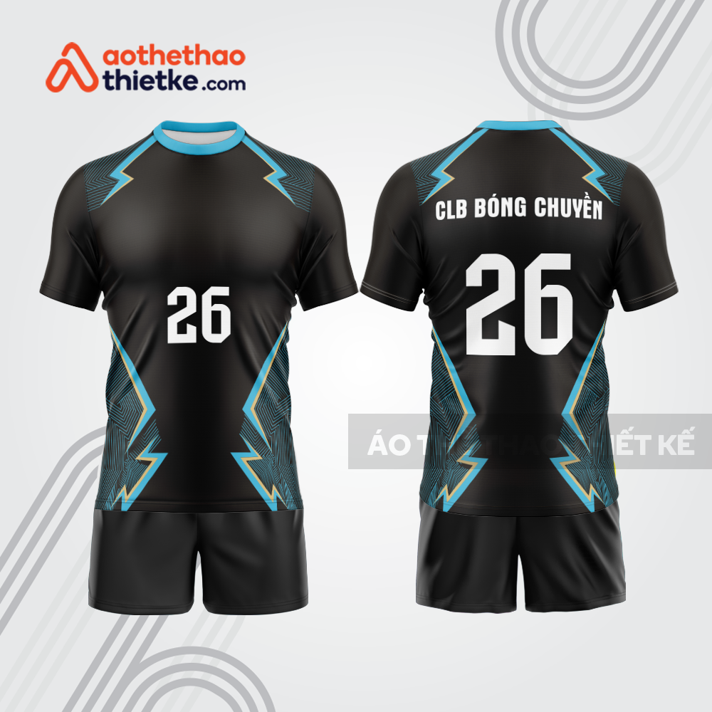 Mẫu thiết kế quần áo đồng phục thi đấu bóng chuyền bc1055