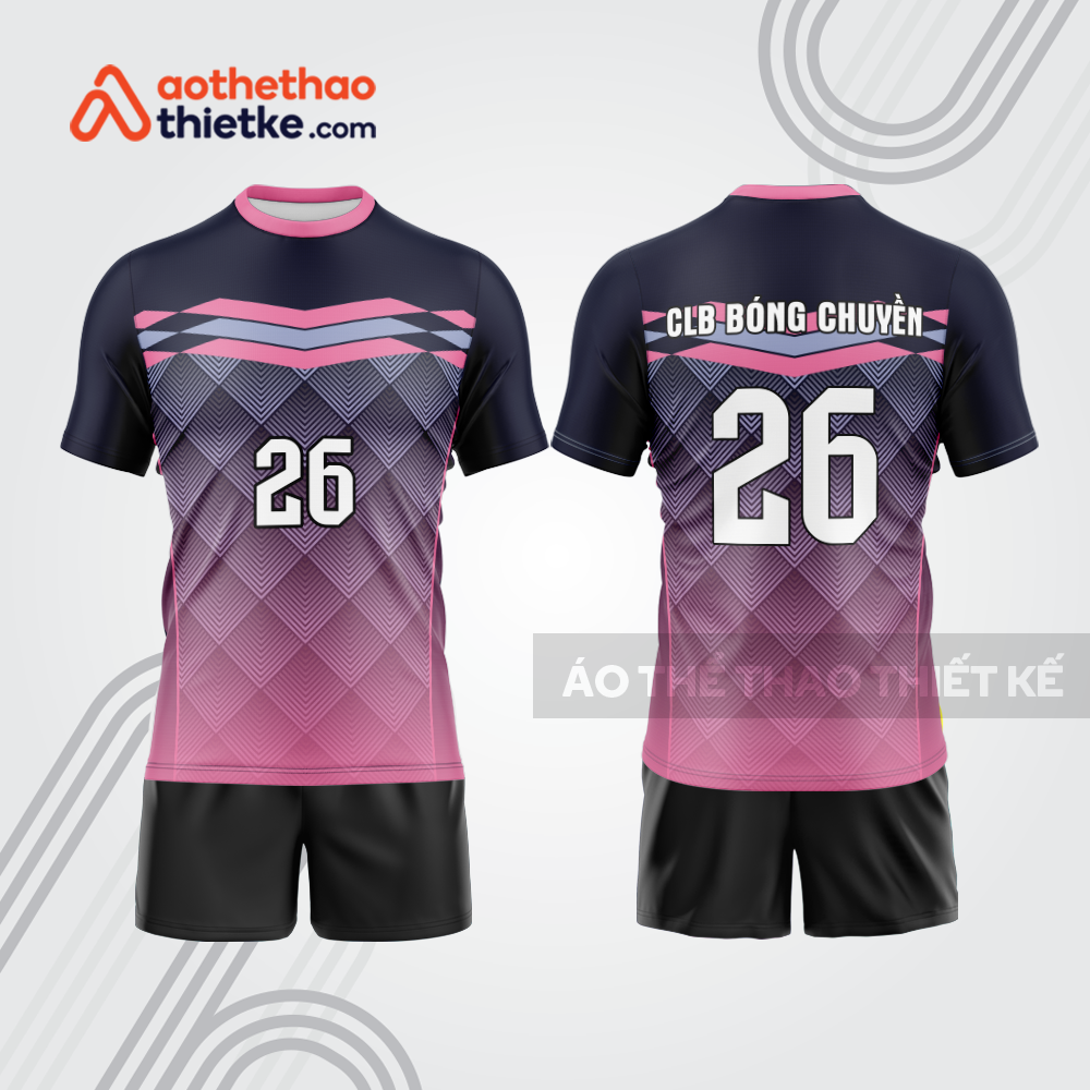 Mẫu thiết kế quần áo đồng phục thi đấu bóng chuyền bc1056