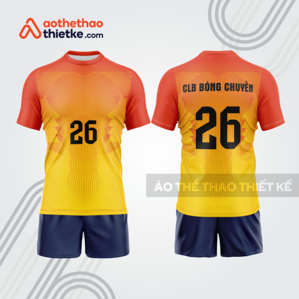 Mẫu thiết kế quần áo đồng phục thi đấu bóng chuyền bc1057