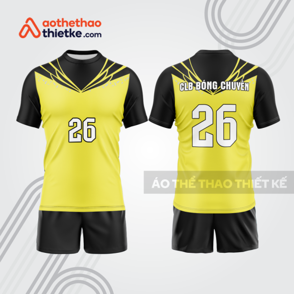 Mẫu thiết kế quần áo đồng phục thi đấu bóng chuyền bc1061
