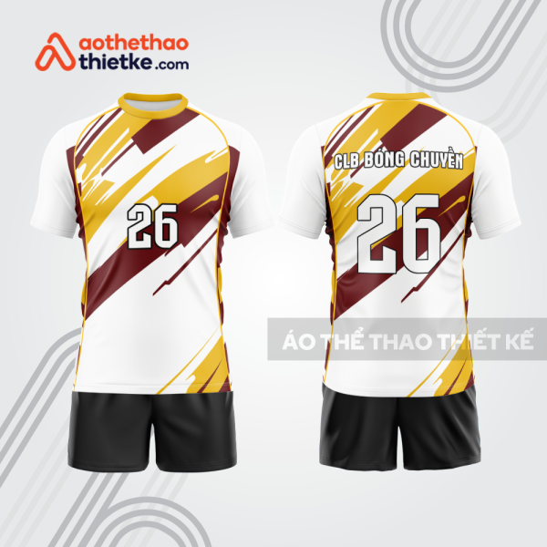 Mẫu thiết kế quần áo đồng phục thi đấu bóng chuyền bc1067