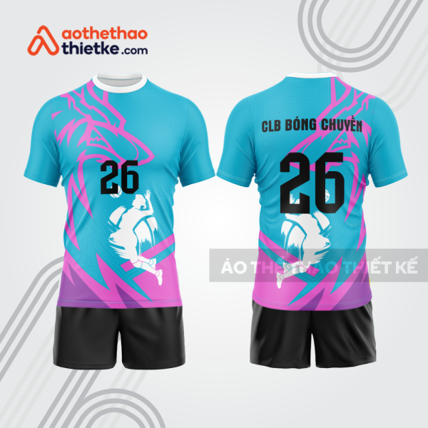 Mẫu thiết kế quần áo đồng phục thi đấu bóng chuyền bc1070