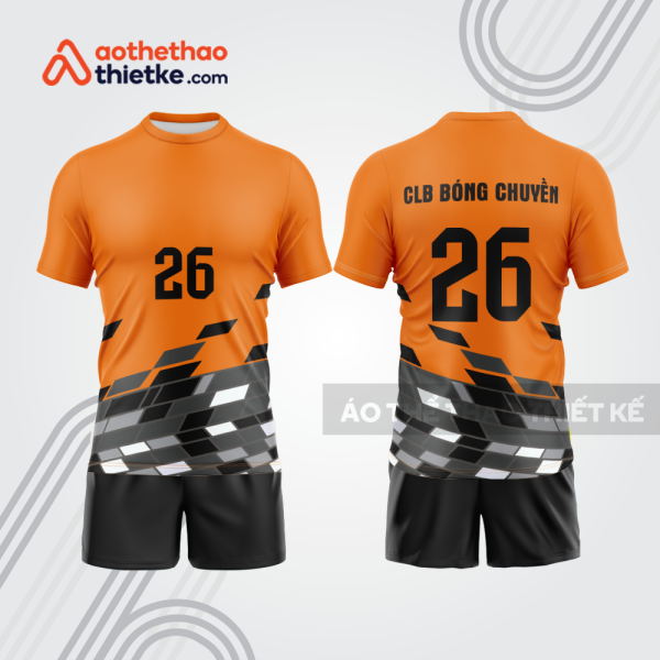 Mẫu thiết kế quần áo đồng phục thi đấu bóng chuyền bc1073