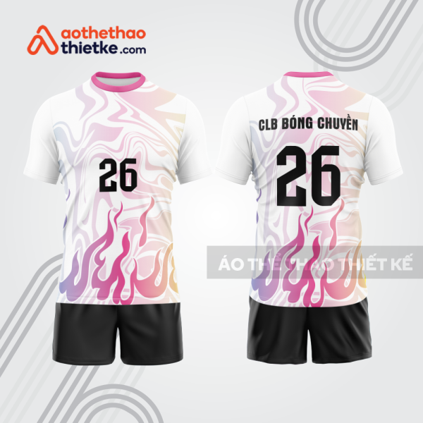 Mẫu thiết kế quần áo đồng phục thi đấu bóng chuyền bc1075