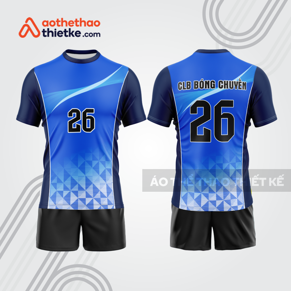 Mẫu thiết kế quần áo đồng phục thi đấu bóng chuyền bc1076