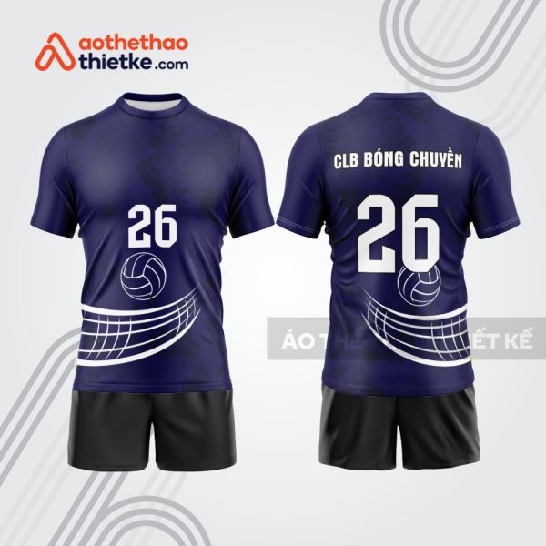 Mẫu thiết kế quần áo đồng phục thi đấu bóng chuyền bc1084